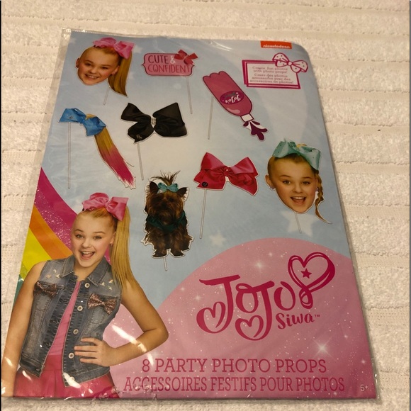 JoJo Siwa photo props 8 count - Picture 1 of 2